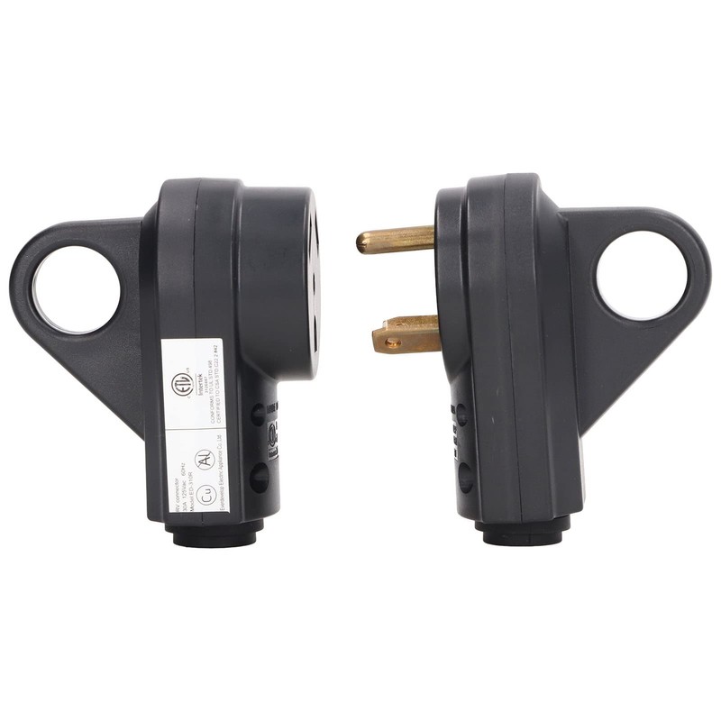 RV Plug Male and Female Plug Replacement Set 30 Amp