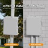 Joinfworld Vented Outdoor Enclosure Box 18.1x12.6x6.4 Outdoor WiFi Enclosure Waterproof