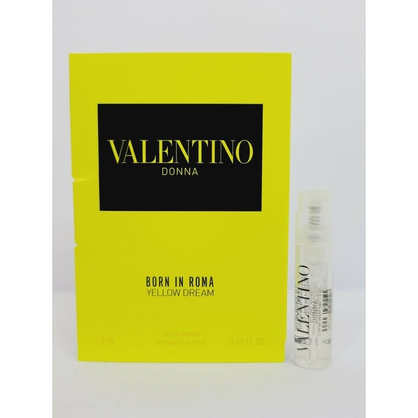 Valentino Donna Born In Roma Yellow Dream Sample Spray Vials .04oz/1.2ml