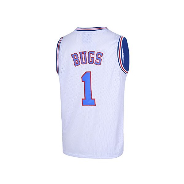 TUEIKGU Youth #1 Bugs Space Moive Jersey Kids Basketball Jersey