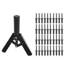 kimllier Plastic Rivet Set Fast Fixing Riveting Machine Riveting Hand Tools with 40 Rivets