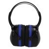 Hearing Protection Ear Muffs 24dB NRR Safety Black Blue Noise