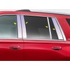 707Motoring Stainless Polished Chrome Pillar Post Trim 8PC, Compatible with