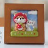 Needle Felting Kit Photo Frame Wool Felting Supplies Animal Plush