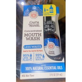 Guru Nanda Concentrated Mouthwash Oil Wild Mint Exp 09/24