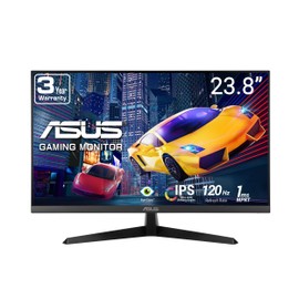 ASUS 24 inch 120Hz Gaming Office Computer Monitor (VY249HGR) - 1080p(Full HD), IPS, 120Hz, 1ms, Adaptive Sync, Eye Care Plus, Blue Light Filter, Flicker Free, SmoothMotion, DisplayWidget, 3yr warranty