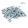 FOCMKEAS 200PCS M4-0.7 Hex Nuts, Carbon Steel Metric Coarse Thread