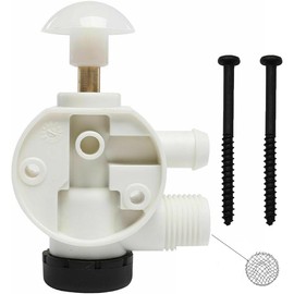 RV Toilet Water Valve Kit 385314349 Replacement for Pedal Flush Toilets for Camper, Trailer, Boat | Premium Performance in Prevention of Leakage | Increased Freeze Resistance