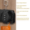 ETEKJOY Cabinet Lock Keyless 3-Digit Password Combination Code Hasp Latch