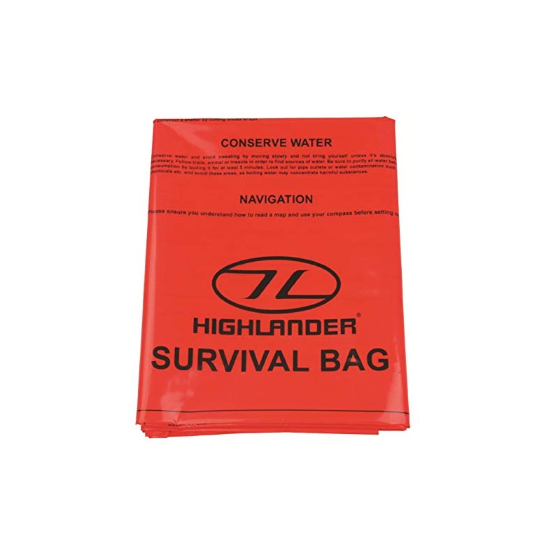 Highlander Emergency Survival Bag (Orange)