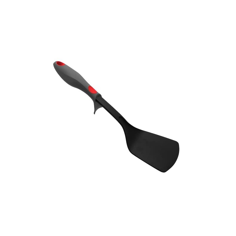 EKCO 47559 Volteador Liso con Mango Ergonómico Evolution, Negro
