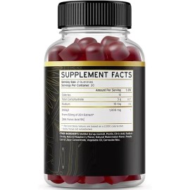 Dorado Pure Shilajit 1000mg 60 Gummies Asphaltum Naturally Occurring Fulvic Acid NonGMO