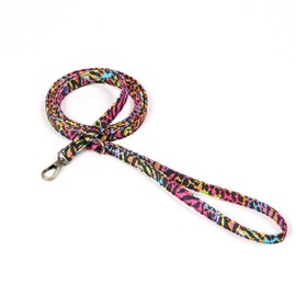 Organic Cotton Dog Leash for Small,Medium and Large Breed,Brass Hardware Pet Leash for Walking,Running and Training 6FT