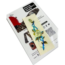 Inlaystickers Super Thin Removable Guitar Inlay Stickers Pet Material Easy Apply No Damage