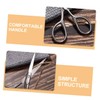 Healvian 2Pcs Stainless Steel Eyebrow Scissors for Precision Grooming Small