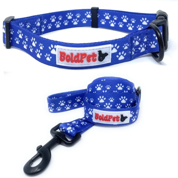 Boldpet Best Collar and Leash Set Durable Polyester Material Adjustable