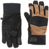 Manzella Men's Ranch Hand Touch Tip Gloves, Medium, Black/Wheat