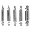 S&R Screw Extractor Set, Left Extractor Set, 5 Pieces, Double-Sided