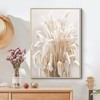 Beige Home Decoration Poster, Modern Reed Plant Decoration Landscape Painting,