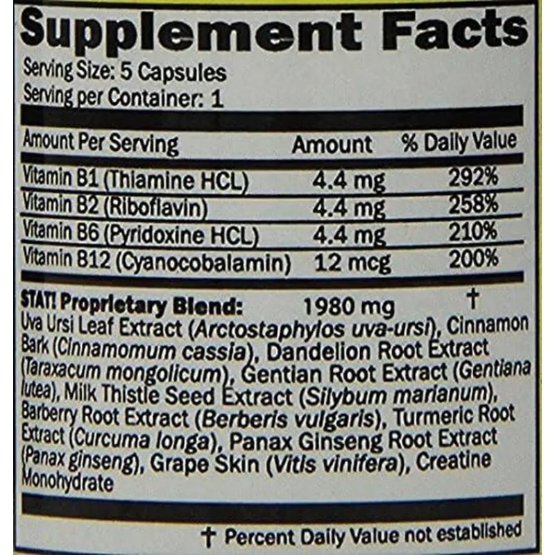 Sarken Stat Flush 5 Capsules Flush, Pack of 2