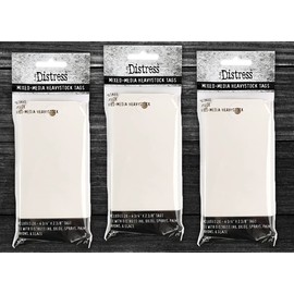 Tim Holtz #5 Distress Mixed Media Heavystock Tags, 3 Packages, 60 Tags Total