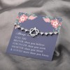 FEELMEM Adoption Gift Adoption Symbol Heart Triangle Charm Silder Bracelet