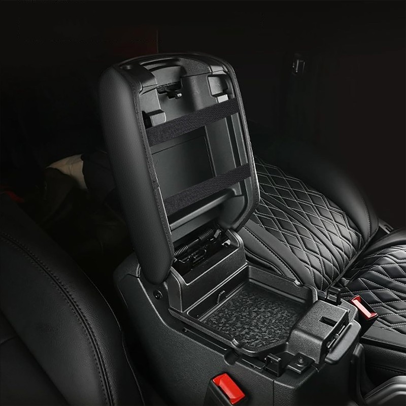 AOMSAZTO Console Cover for 2018-2026 Jeep Wrangler JL/Gladiator JT Armrest