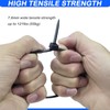 Cable Ties Black Pack of 100 Premium Nylon Cable Ties