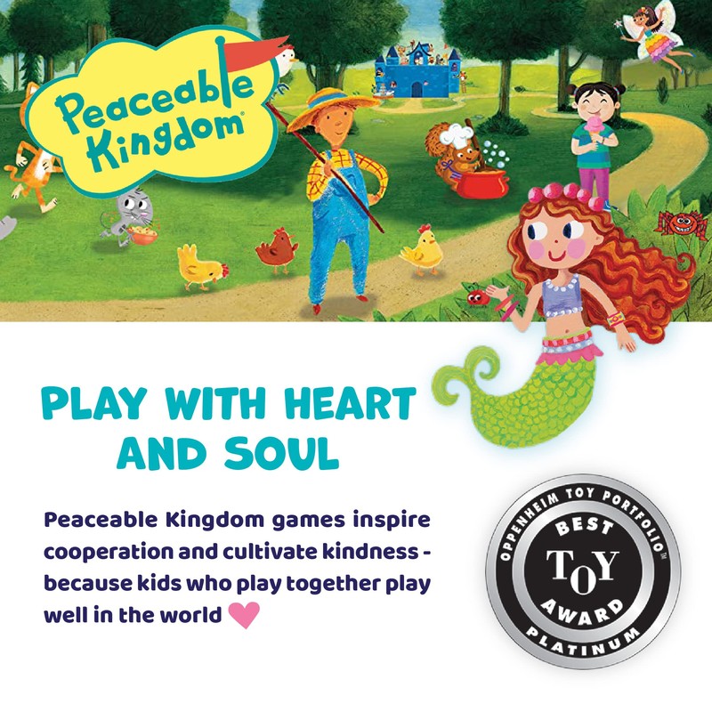 Peaceable Kingdom Mermaid Island Award Winning Cooperative Board Game for