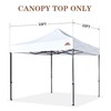 SCOCANOPY Commercial 10x10 Replacement Canopy Top,Canopy Cover ONLY,Bonus 4 Pack