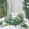 360 Pcs 7 Kinds Mixed Artificial Eucalyptus Greenery Stems Bulk