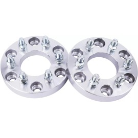 Unbranded 2pc 6x5.5 to 6x4.5 Wheel Adapters 1 Inch 14x1.5 Studs for GMC 6 Lug to 6x114.3