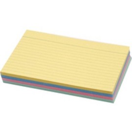 Pack of 100 Assorted Concord Record Cards, 6x4 inches - (JT16199)