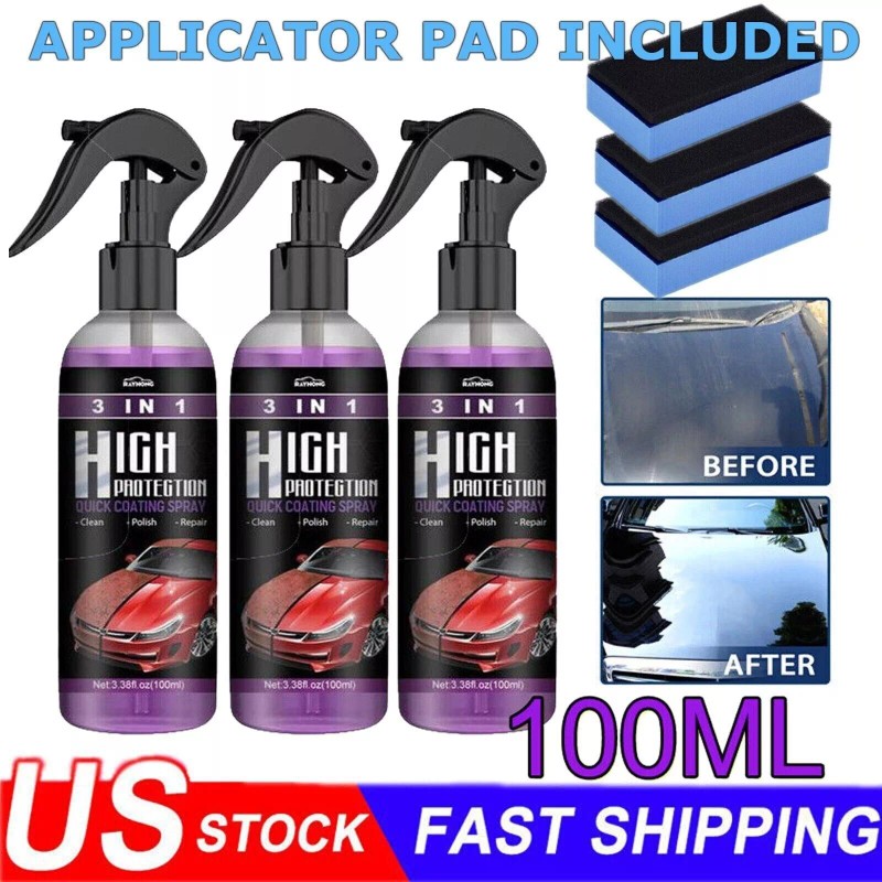 Unbranded 100ML 3 in 1 High Protection Quick Car Coat