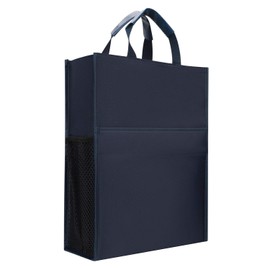 A4 File Bag Portable Handbag Document Bag Zippered Storage Bag Waterproof File Organiser Portfolio Case Oxford Message Bag File Holder Multi-Functional Business Travel Bag For Notebooks, Pen, Document