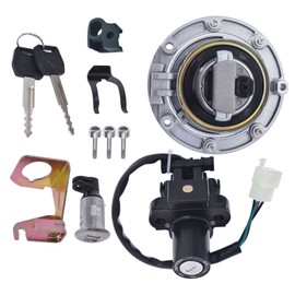 GXYWADY Ignition Switch Fuel Gas Cap Seat Lock Replacement for Honda CBR600RR CBR1000RR CBR600F4/F4I CBR900RR CBR929RR CBR954RR CBR1100XX VTR1000