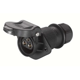 HELLA 8JB 001 933-042 Socket - 3-pin connector - Fitting
