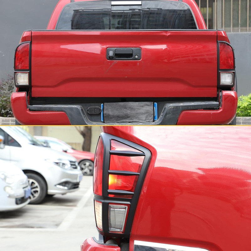 Tail Light Guard Covers Compatible with Toyota Tacoma 2016-2023, Rear