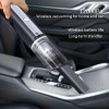 Silver Wireless Handheld Vacuum Cleaner 12000Pa Rechargeable Mini Vac for