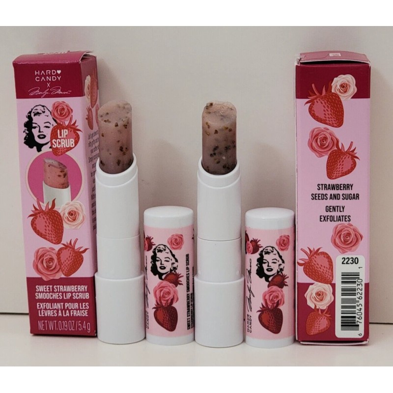 2 pk HARD CANDY X MARILYN MONROE LIP SCRUB SWEET