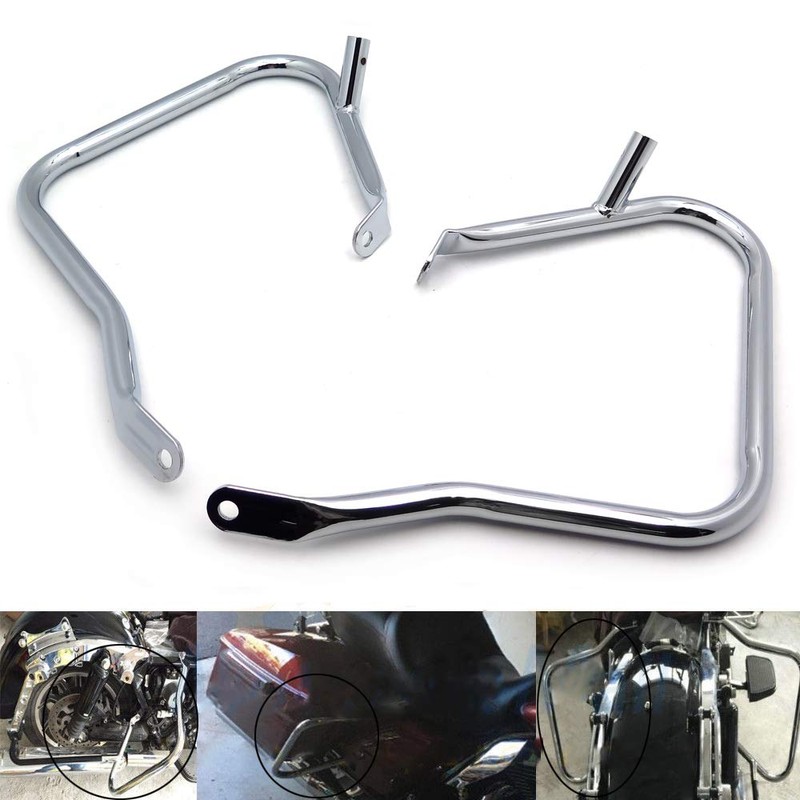 SMT- Saddlebag Bracket Guard Bars For HD Touring Street Road