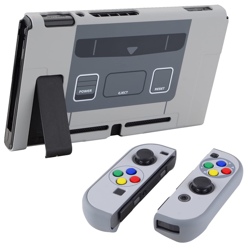 eXtremeRate PlayVital Switch Console Compatible Back Cover, NS Joycon Handheld