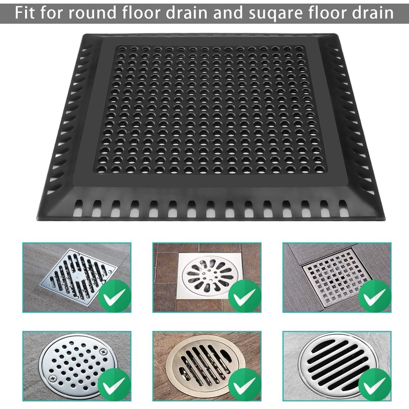 Aojuxix Hair Catcher/Drain Strainer/Shower Drain Cover for Bathroom Floor Drain,