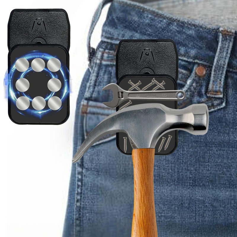 Xuoxeji Strong Magnetic Tool Holder, Heavy-Duty Magnet Belt Clip, Magnetic