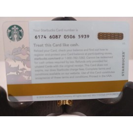 STARBUCKS CARD 2018 "FLORIDA ORANGE TREE" PLASTIC~MUST HAVE CARD   SALE PRICE