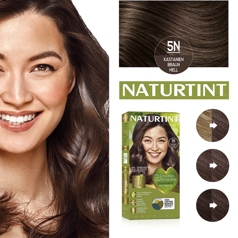 Naturtint Hair colour without ammonia, with a high percentage of