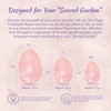 ExSoullent Jade Crystal Eggs Certified - Rose Quartz Drilled Crystal