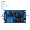 Akozon TTimer Relay Module DC 12 V Cycle Delay Timer