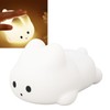 Cute Rabbit Night Light High Sensitivity Bunny Lamp Silicone Dimmable