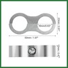 Motoforti 3pcs AN8 Car Hose Separator Clamp Fuel Line Connector